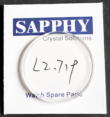 Longines L2.719 reparations kristall